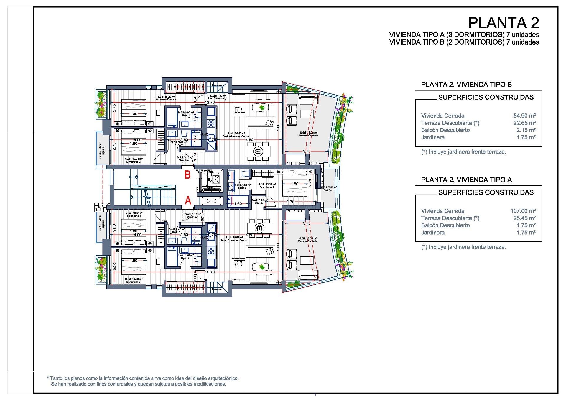 Dzīvoklis La Manga del Mar Menor, Murcia, Spānijā 2 istabas, 92 m2 Nr. 142464