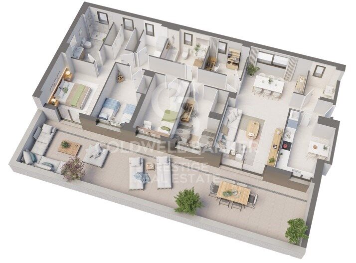 Huoneisto Sant Andreu de Llavaneres, Barcelona, Espanja 4 makuuhuonetta, 124 m2 No. 160112