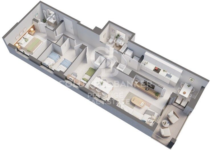 Huoneisto Sant Andreu de Llavaneres, Barcelona, Espanja 4 makuuhuonetta, 124 m2 No. 160112