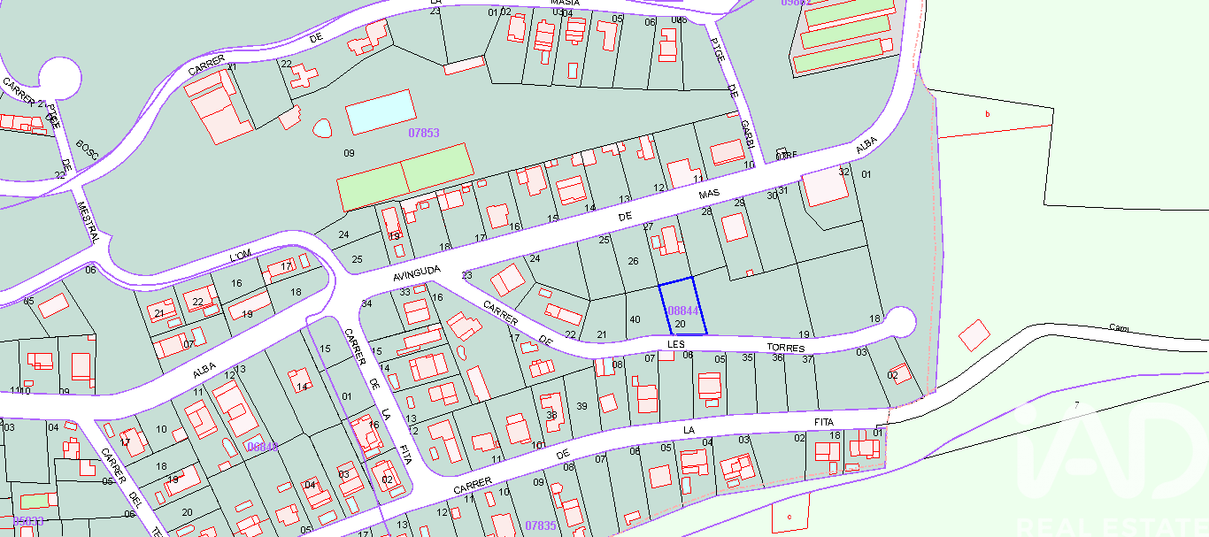 Terreno a Sant Pere de Ribes, Barcelona, Spagna 489 mq. N° 185002