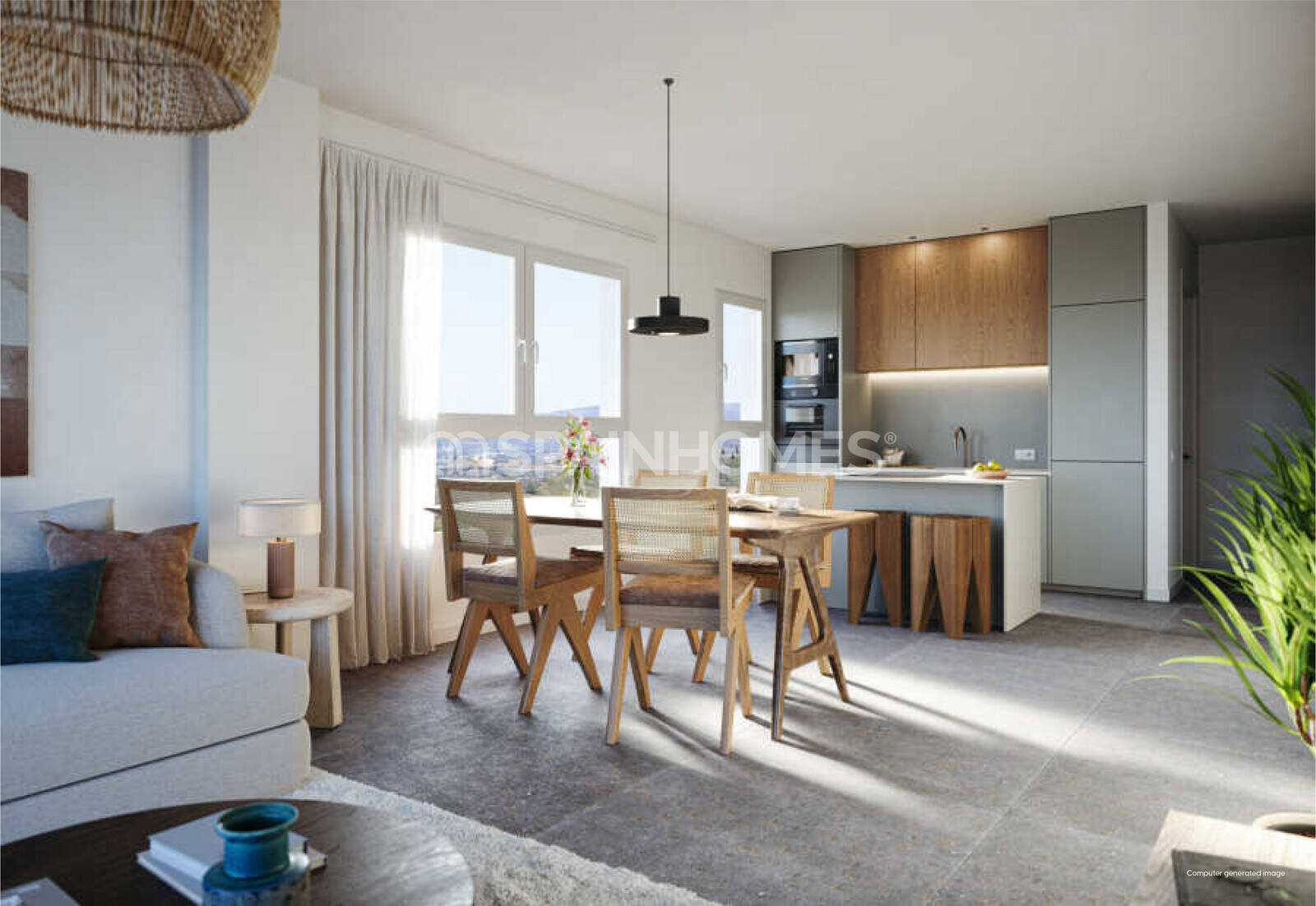 Huoneisto Mijas, Malaga, Espanja 3 makuuhuonetta, 100 m2 No. 63428