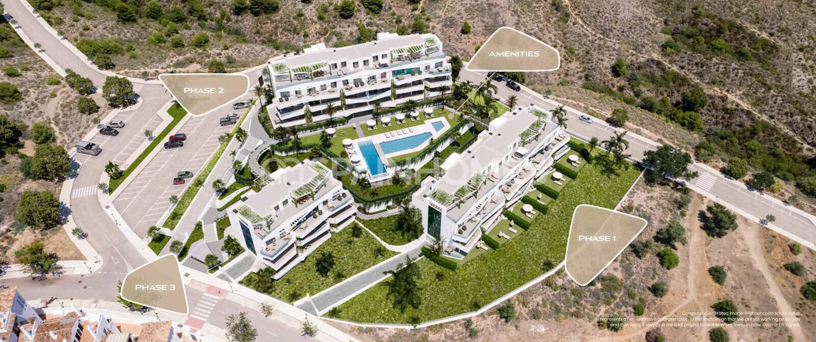 Huoneisto Mijas, Malaga, Espanja 3 makuuhuonetta, 100 m2 No. 63428