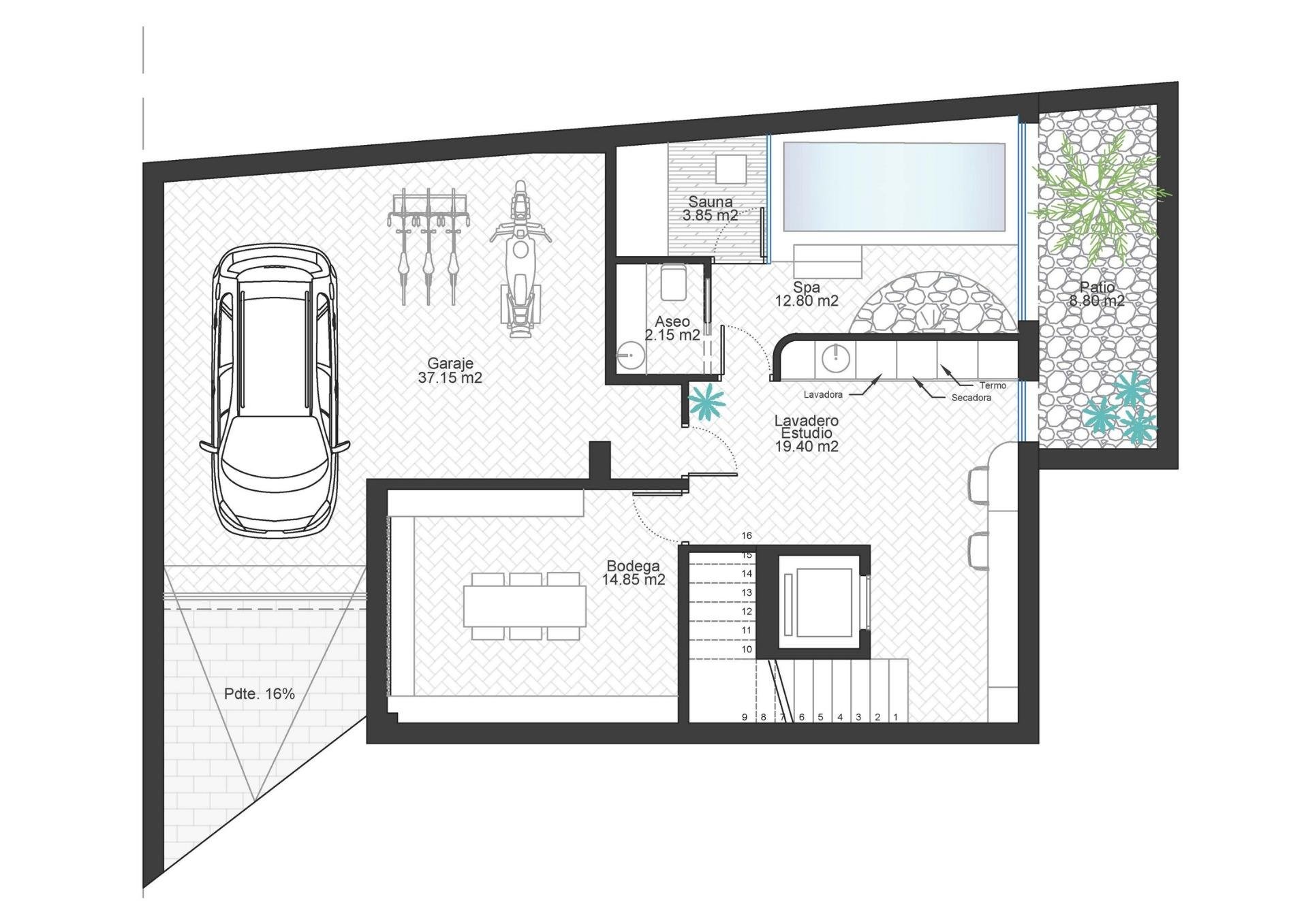 Villa La Manga del Mar Menor, Murcia, Spānijā 3 istabas, 280 m2 Nr. 180726