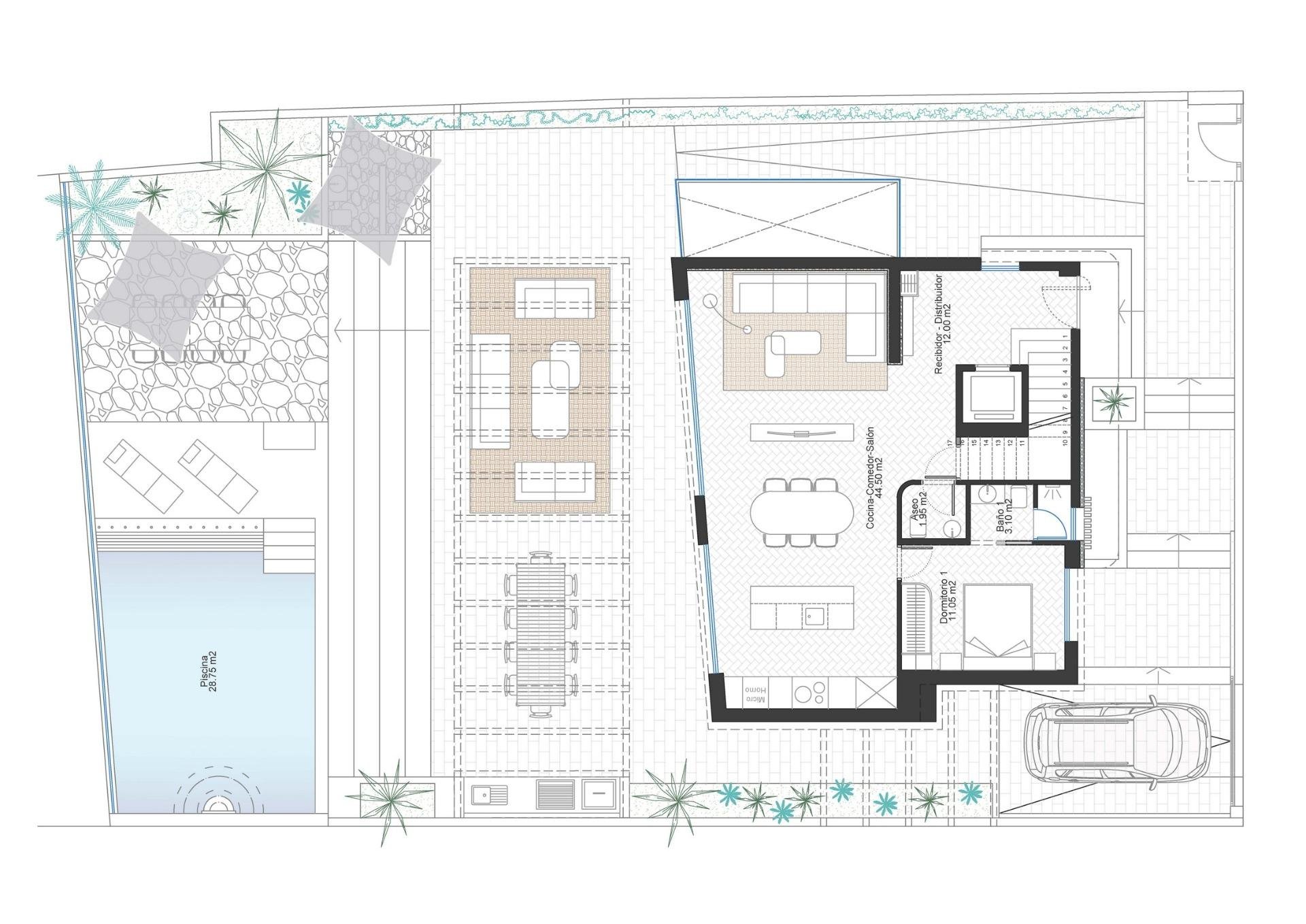 Villa La Manga del Mar Menor, Murcia, Spānijā 3 istabas, 280 m2 Nr. 180726