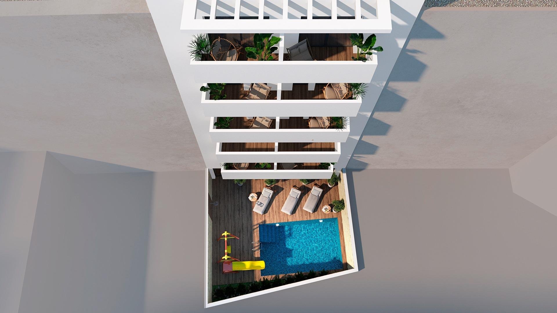 Huoneisto Torrevieja, Alicante, Espanja 1 makuuhuone, 52 m2 No. 180725