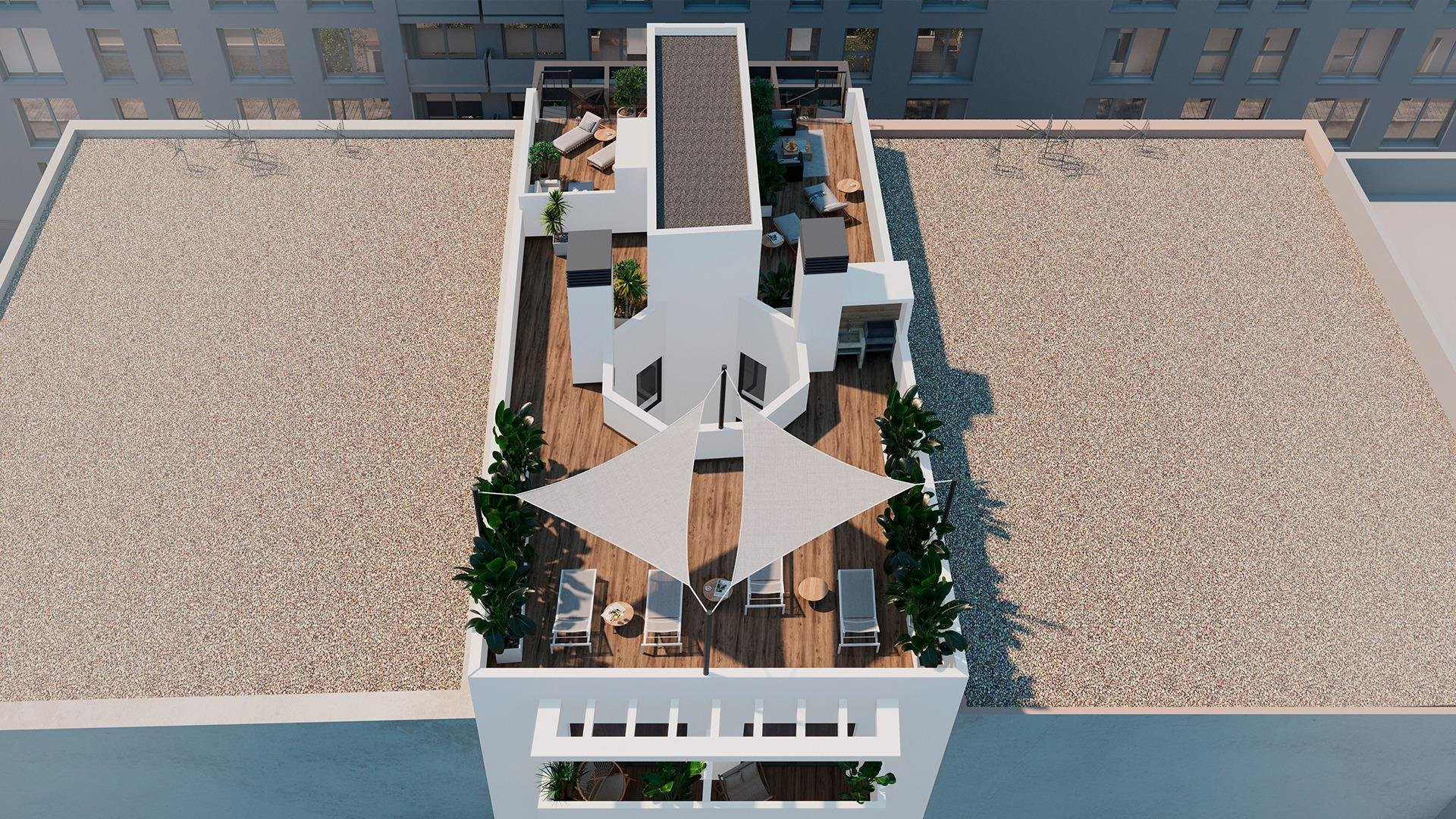 Huoneisto Torrevieja, Alicante, Espanja 1 makuuhuone, 52 m2 No. 180725