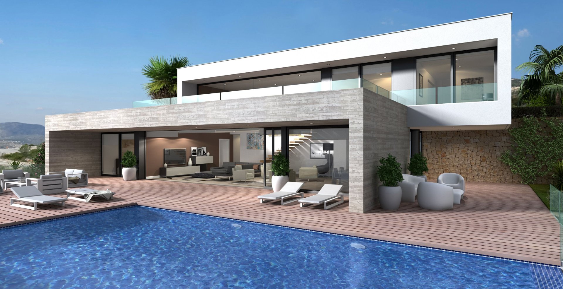 Villa i Benitachell, Alicante, Spanien 3 sovrum, 787 kvm. Nr. 194604