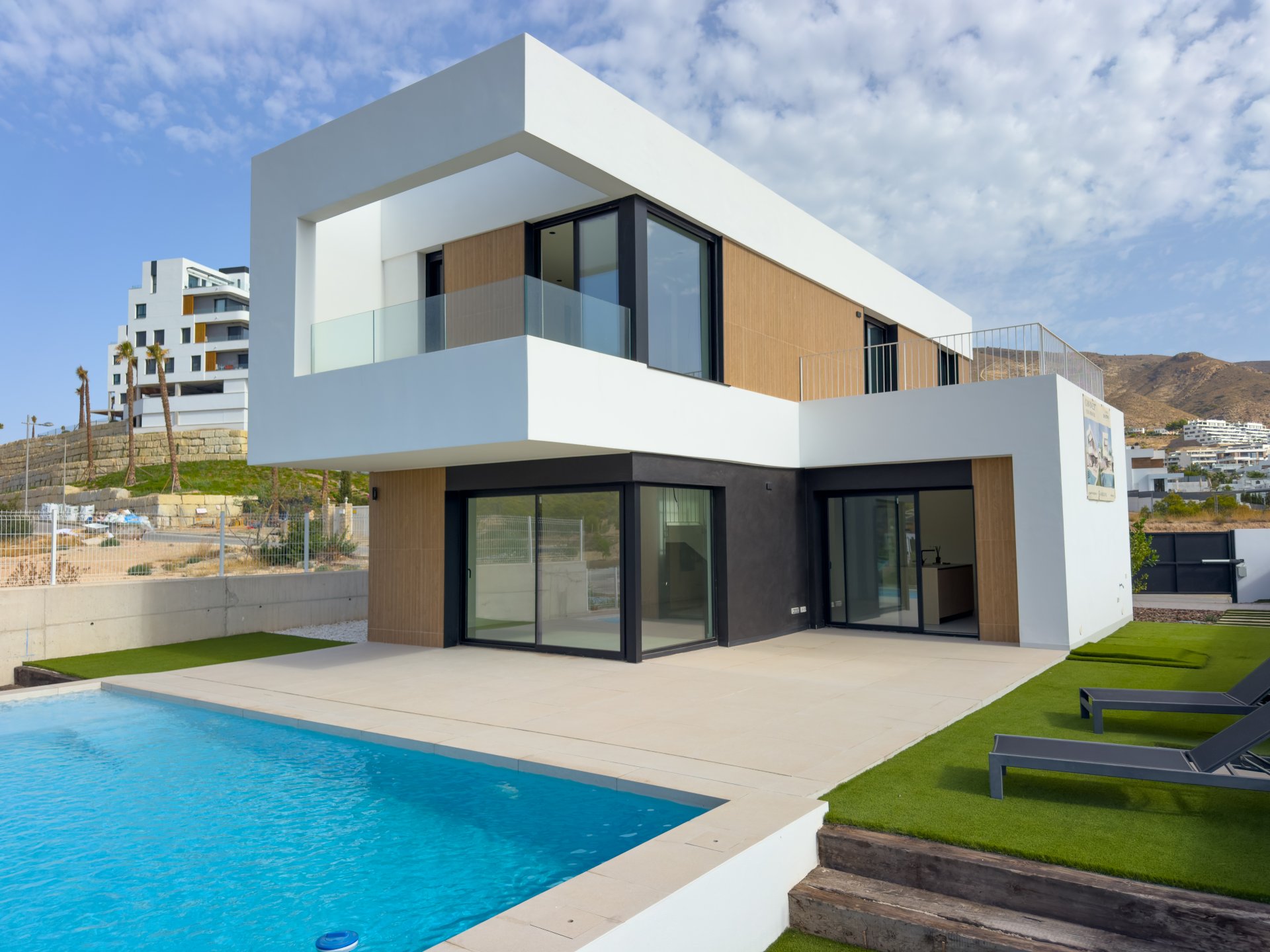 Villa i Finestrat, Alicante, Spanien 3 sovrum, 222 kvm. Nr. 194603