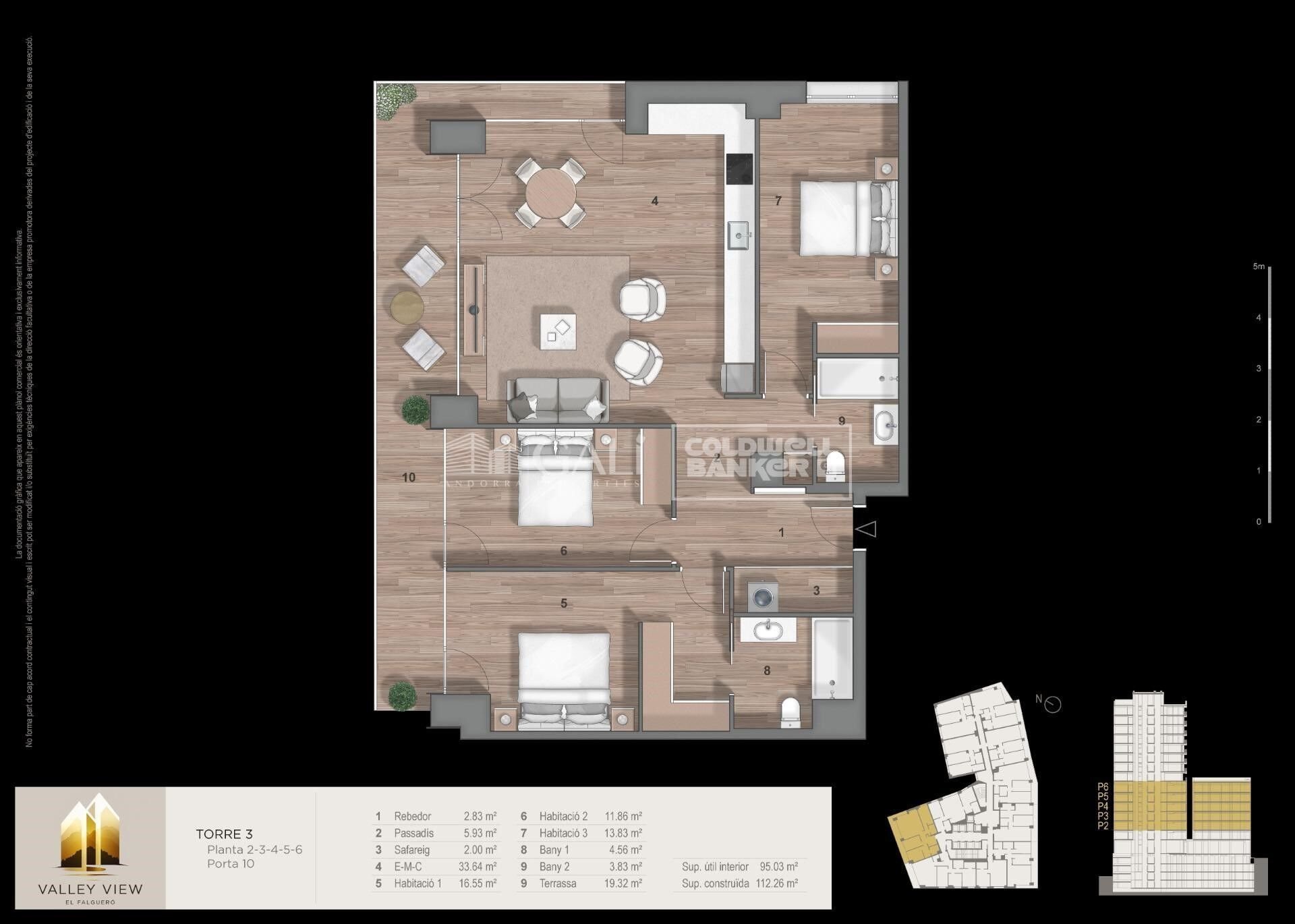Apartamento en Principado De Andorra (Ninguna Poblacion Tiene C.P.), Lérida, España 3 dormitorios, 132 m2 No. 178906