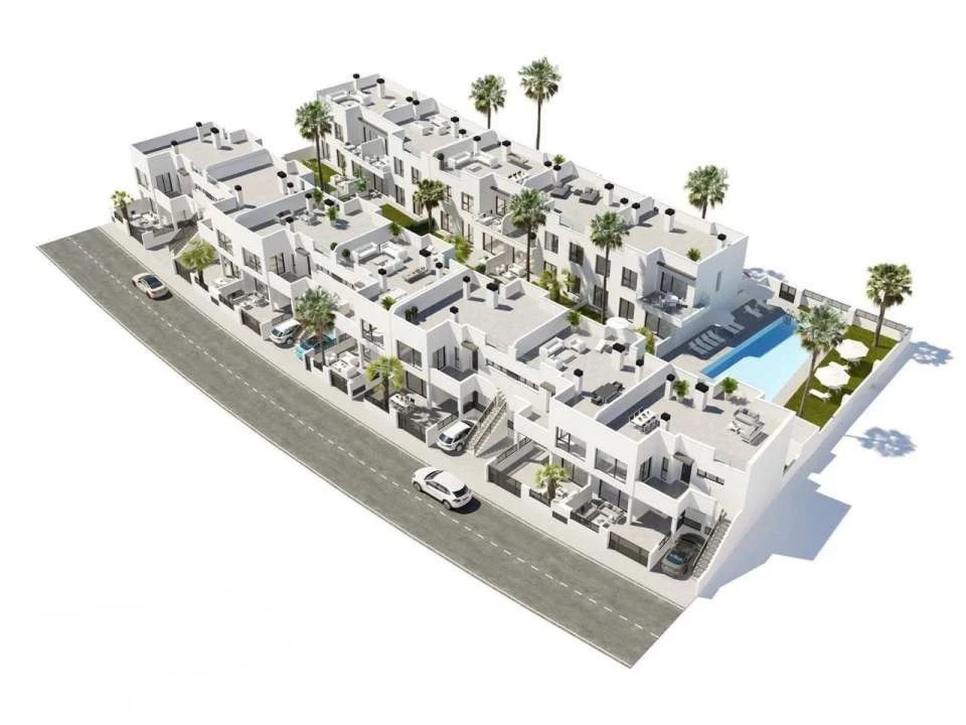 Huoneisto Santiago de la Ribera, Murcia, Espanja 3 makuuhuonetta, 96 m2 No. 196472