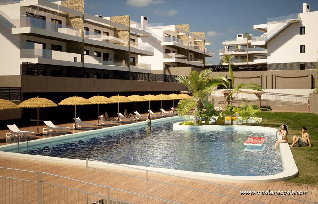 Apartament w Finestrat, Alicante, Hiszpania 2 sypialnie, 73 mkw. nr 164525