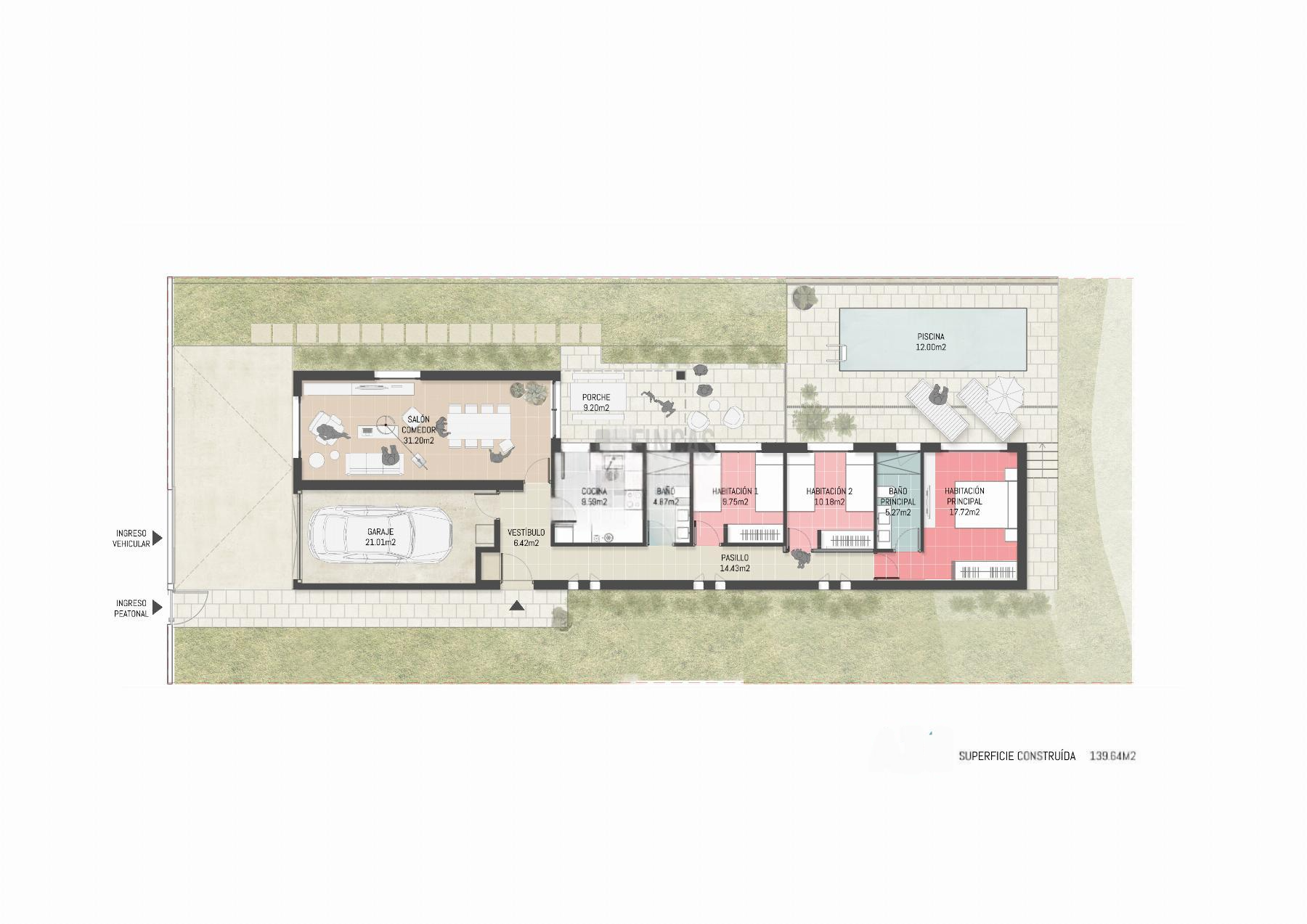 Casa a Coma-Ruga, Tarragona, Spagna 3 camere da letto, 190 mq. N° 141080