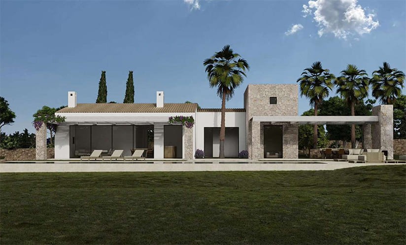 Villa en Ses Salines, Mallorca, España 5 dormitorios, 230 m2 No. 143760