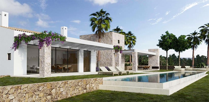 Villa en Ses Salines, Mallorca, España 5 dormitorios, 230 m2 No. 143760