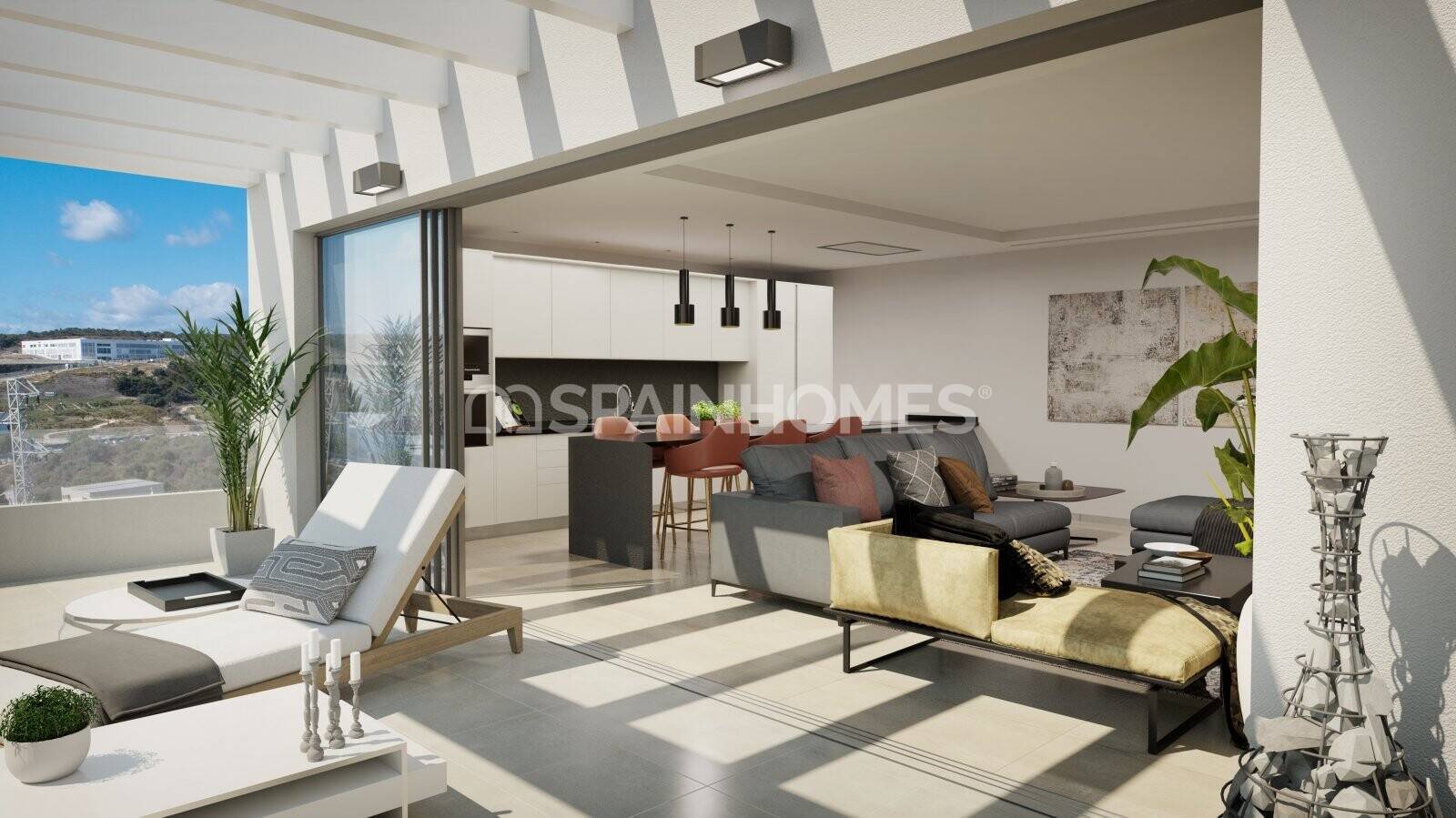Apartment in Estepona, Malaga, Spain 3 bedrooms, 121 sq.m. No. 146814
