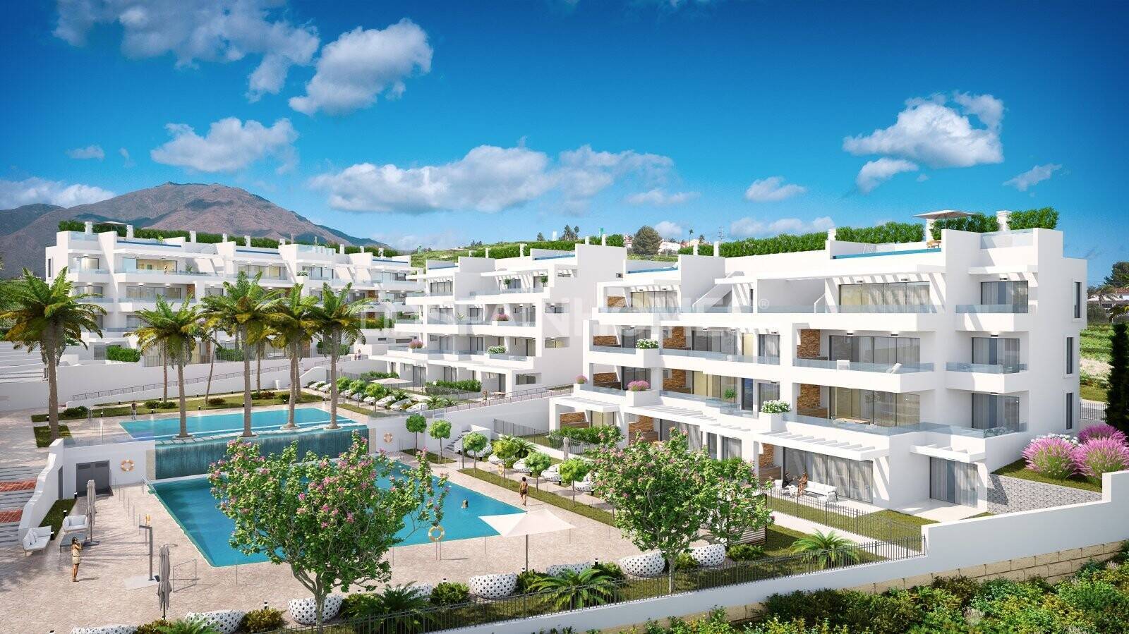 Apartment in Estepona, Malaga, Spain 3 bedrooms, 121 sq.m. No. 146814