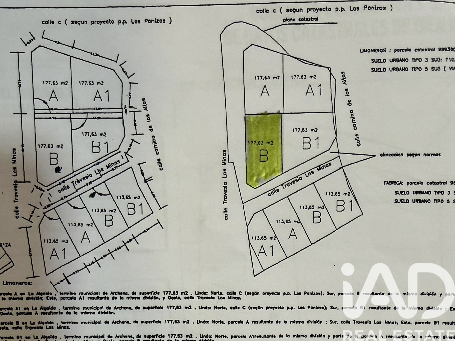 Land plot in Archena, Murcia, Spain 114 sq.m. No. 184841
