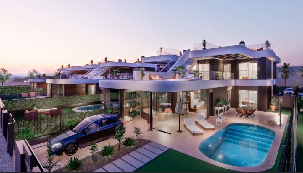 Huvila Los Alcazares, Murcia, Espanja 3 makuuhuonetta, 141 m2 No. 145090