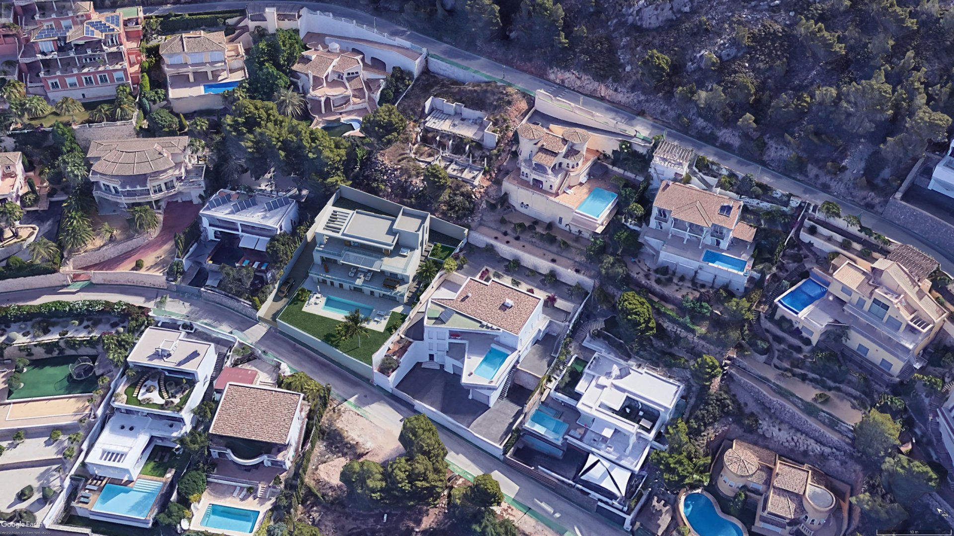 Villa a Altea, Alicante, Spagna 4 camere da letto, 405 mq. N° 163262