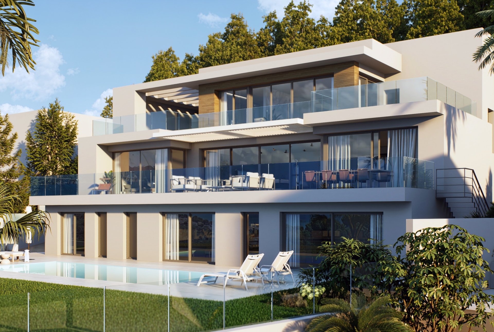 Villa a Altea, Alicante, Spagna 4 camere da letto, 405 mq. N° 163262