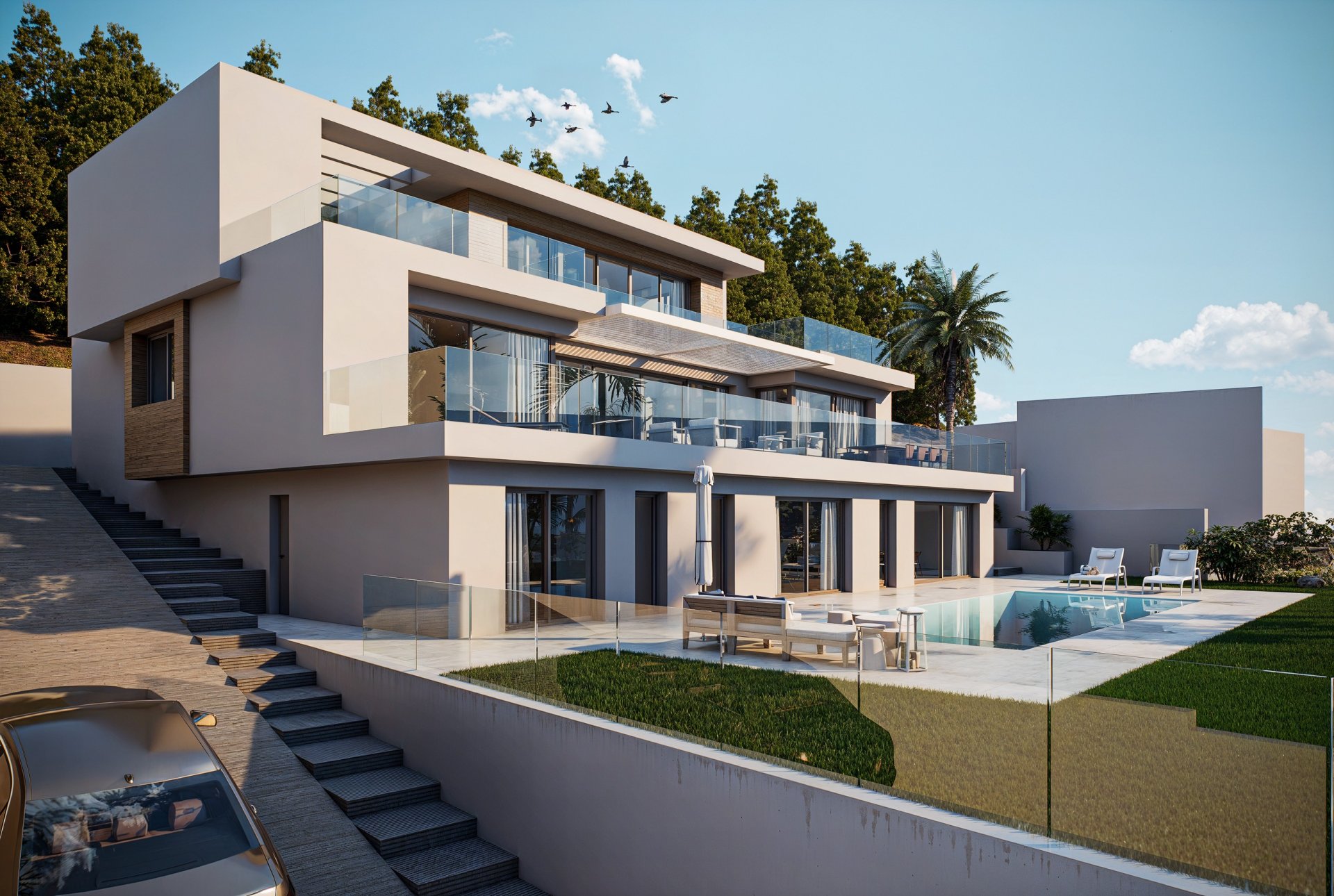 Villa a Altea, Alicante, Spagna 4 camere da letto, 405 mq. N° 163262