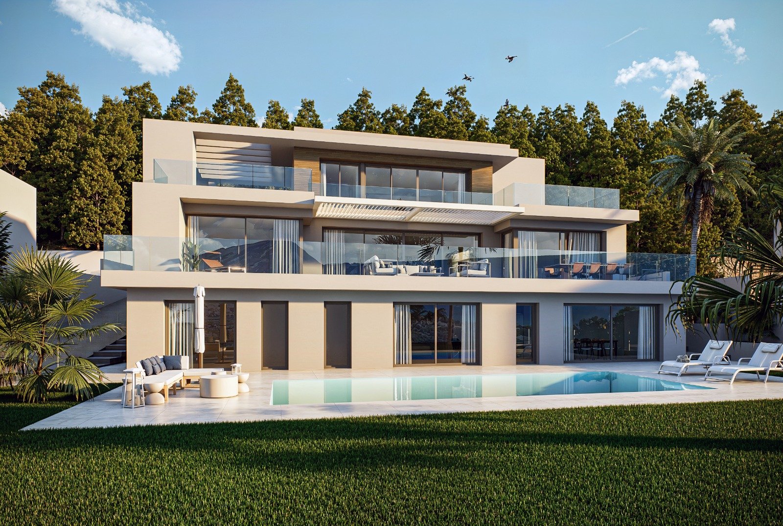 Villa a Altea, Alicante, Spagna 4 camere da letto, 405 mq. N° 163262