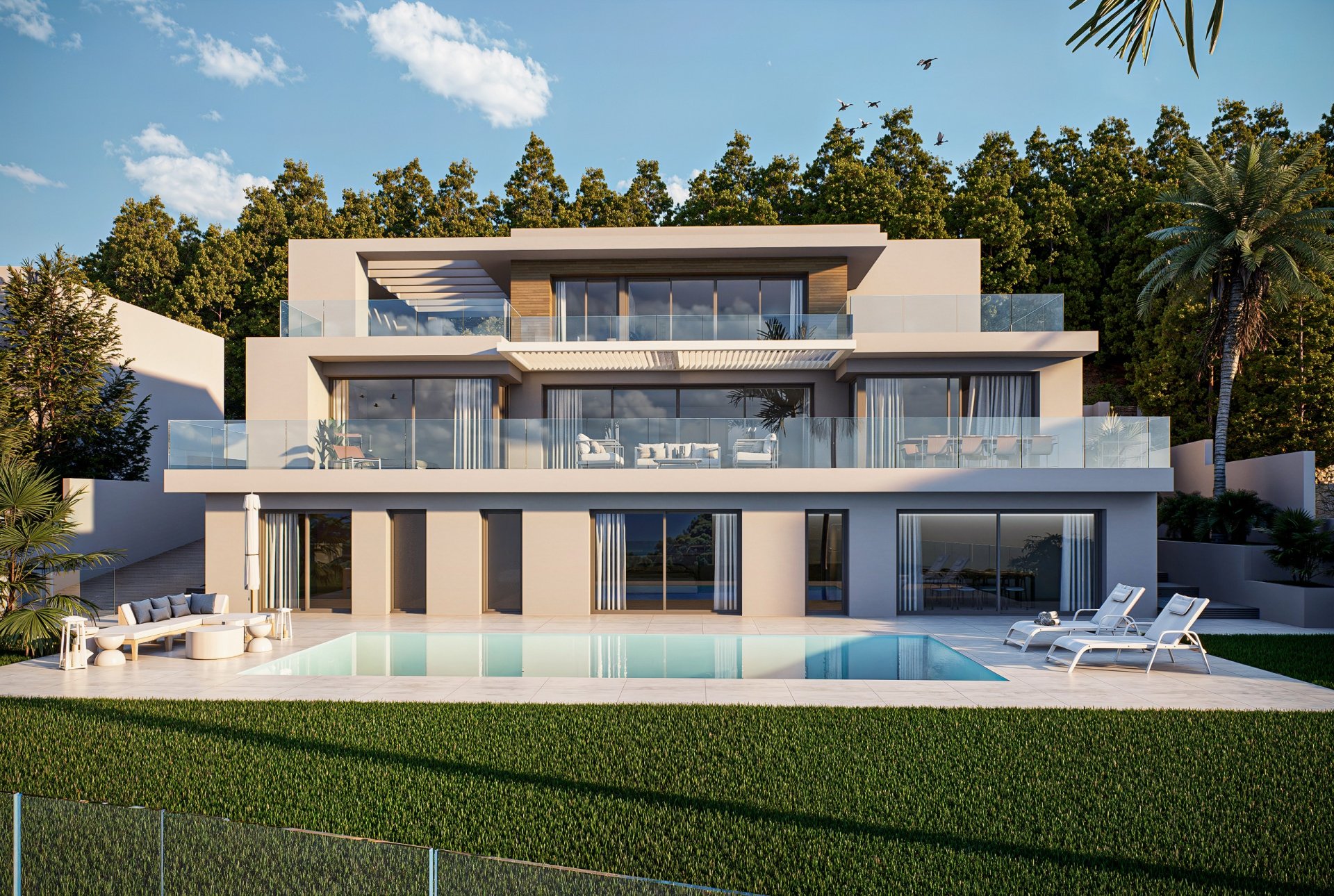 Villa a Altea, Alicante, Spagna 4 camere da letto, 405 mq. N° 163262