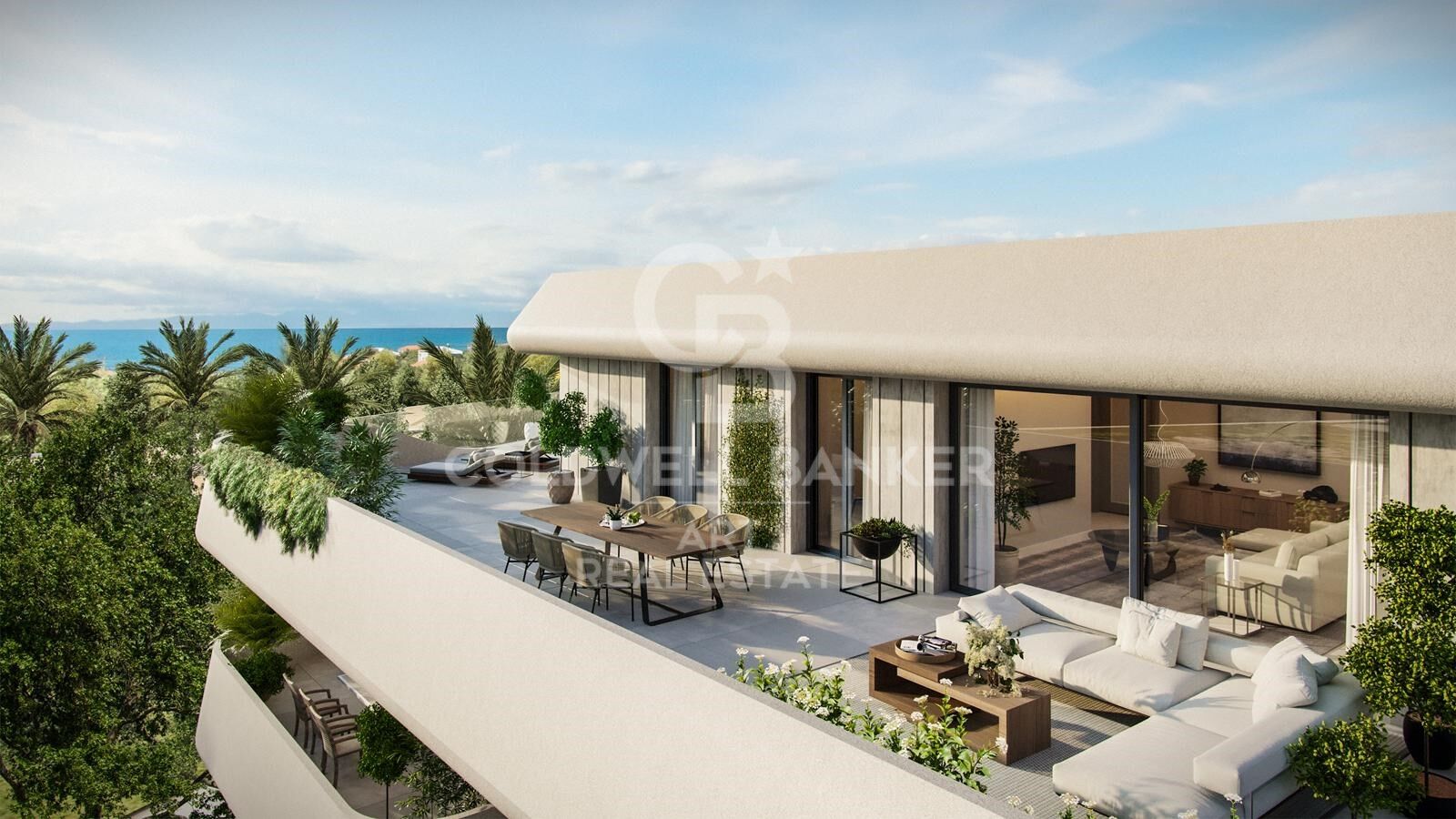 Takvåning i Marbella, Malaga, Spanien 3 sovrum, 253 kvm. Nr. 159662