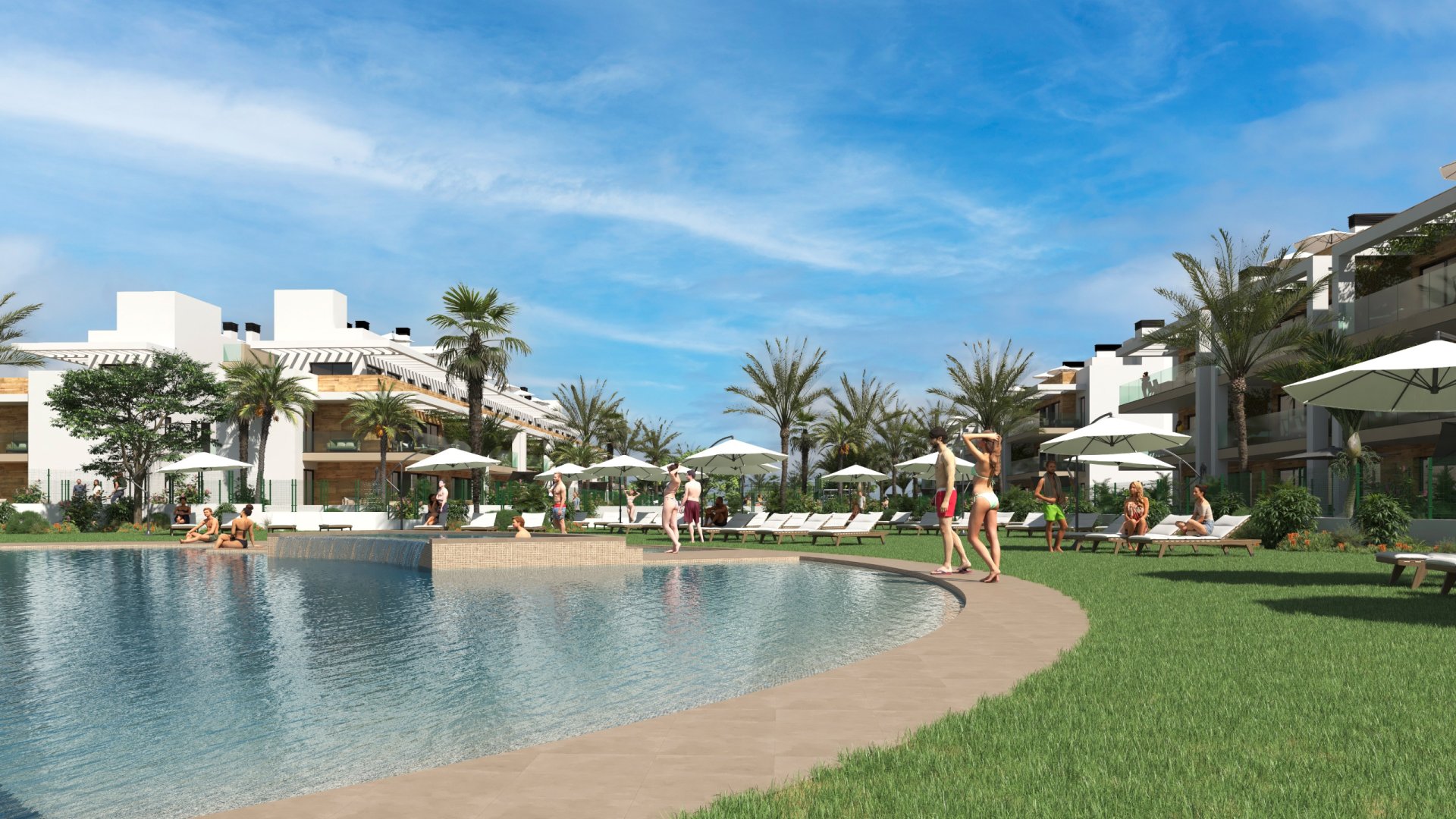 Apartment à Los Alcazares, Murcia, Espagne 2 chambres, 88 m2 No. 179668