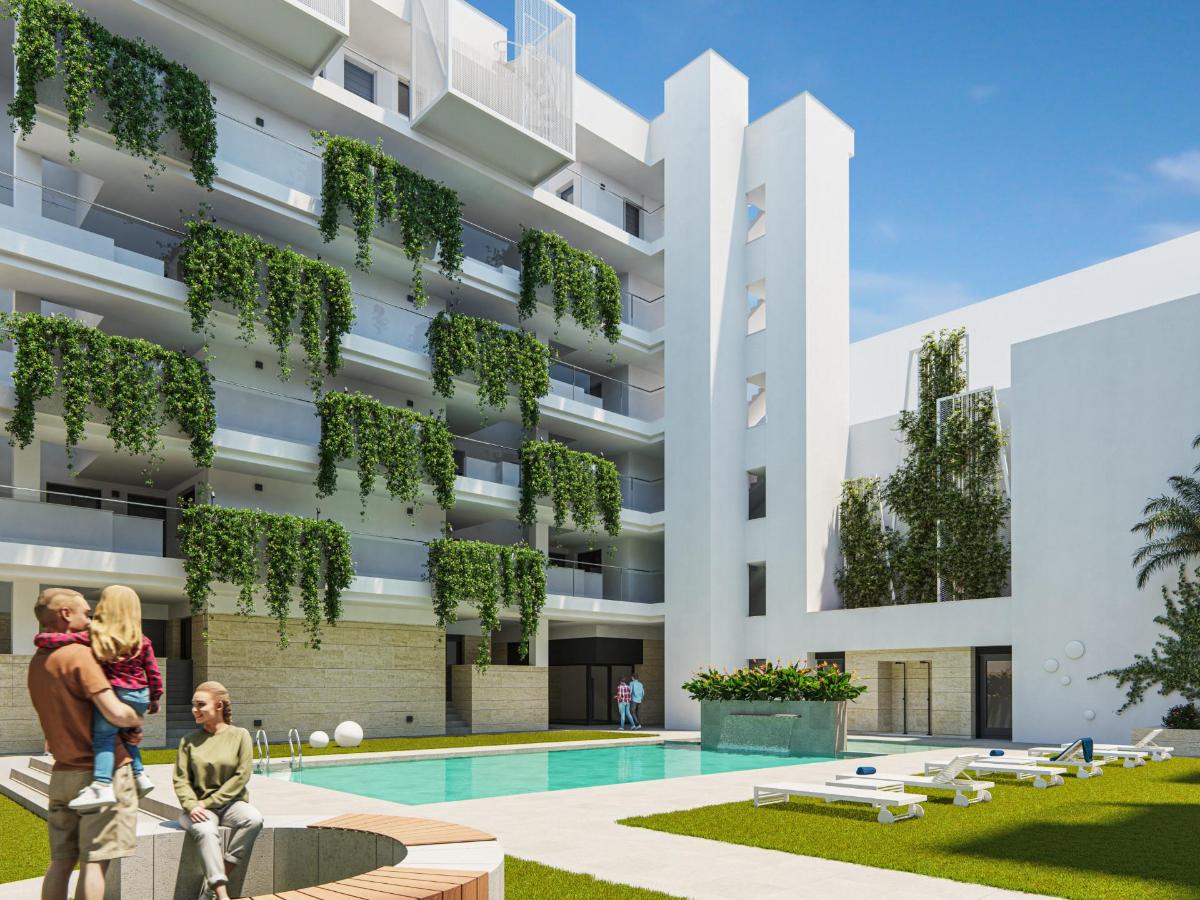 Lägenhet i Torrevieja, Alicante, Spanien 1 sovrum, 60 kvm. Nr. 183769
