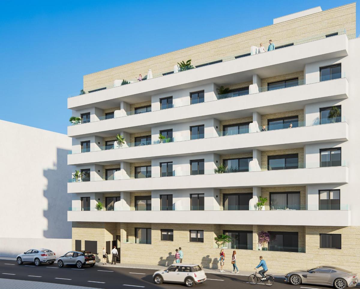 Lägenhet i Torrevieja, Alicante, Spanien 1 sovrum, 60 kvm. Nr. 183769