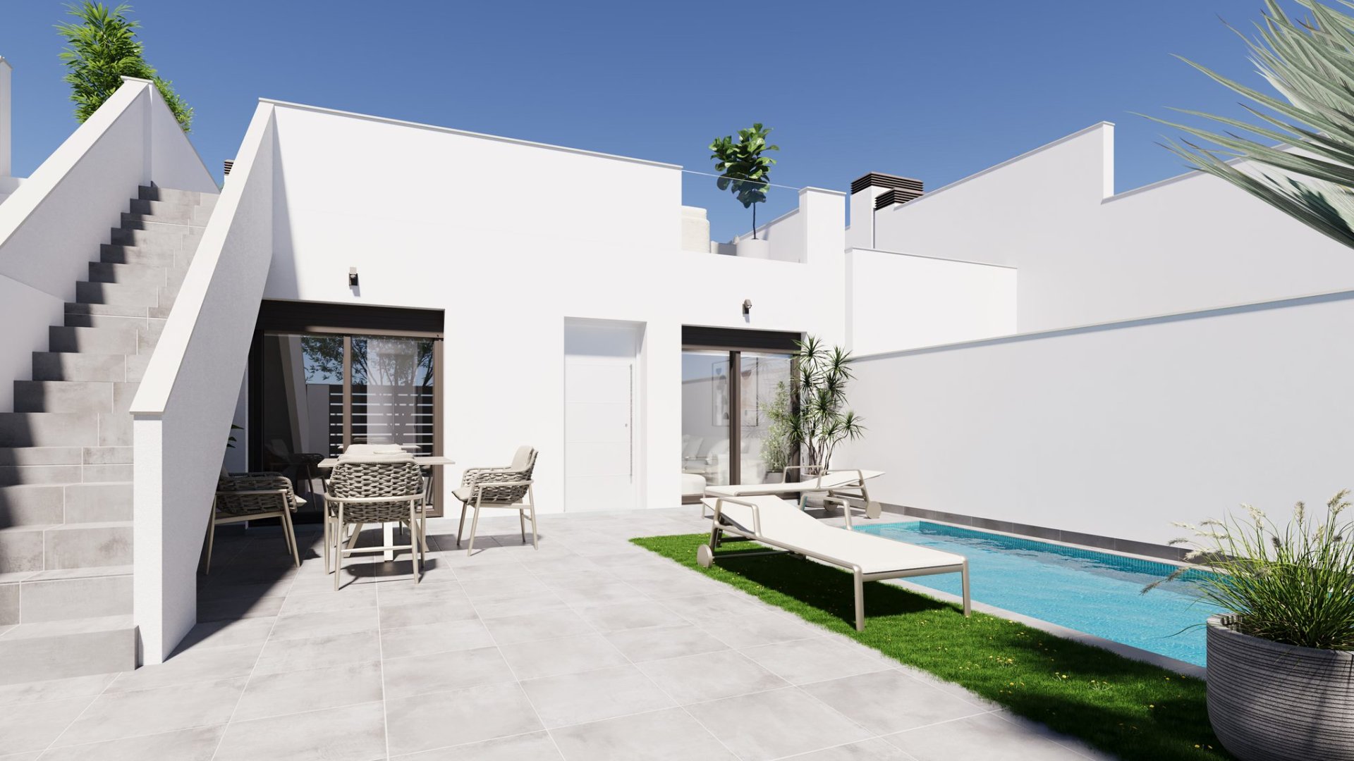 Rindu māja Torre-Pacheco, Murcia, Spānijā 2 istabas, 82 m2 Nr. 173938