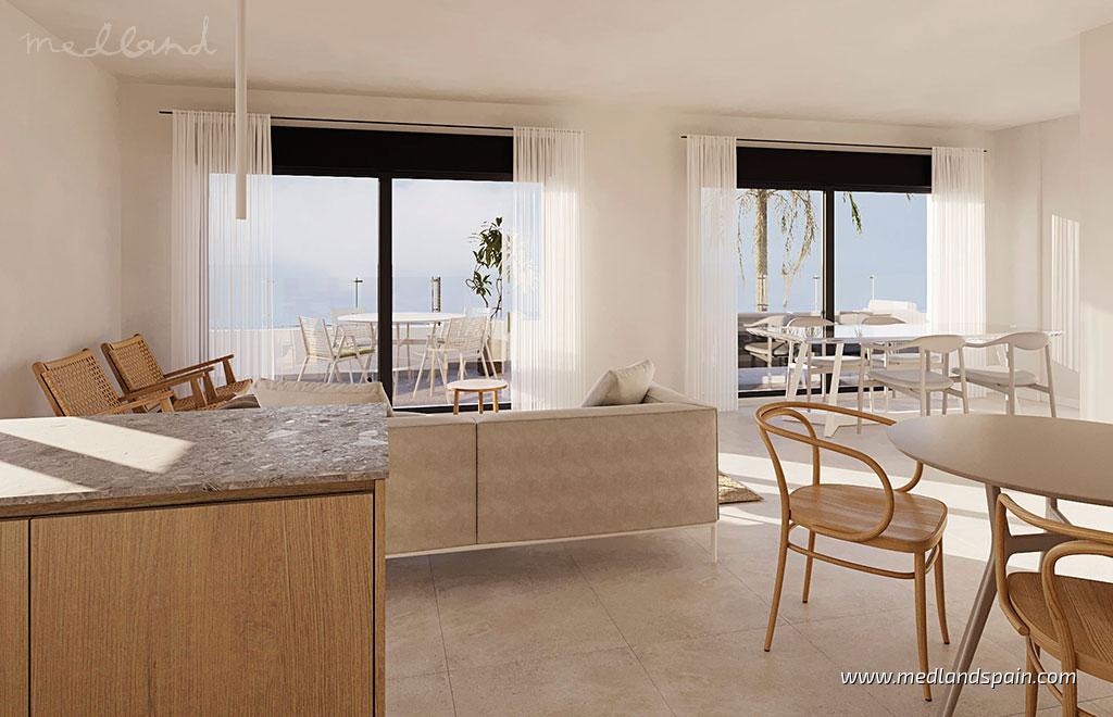 Apartament w Casares, Malaga, Hiszpania 2 sypialnie, 120 mkw. nr 167382