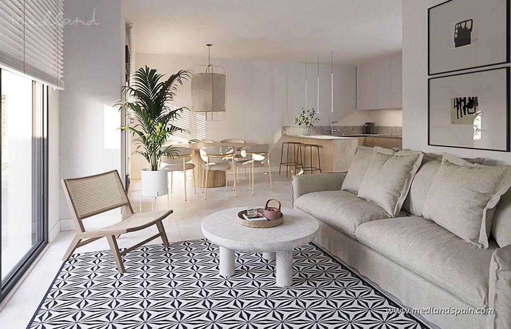 Apartament w Casares, Malaga, Hiszpania 2 sypialnie, 120 mkw. nr 167382