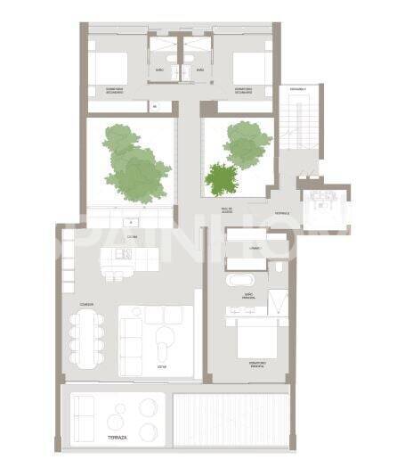 Apartament w Malaga, Hiszpania 3 sypialnie, 136 mkw. nr 144604