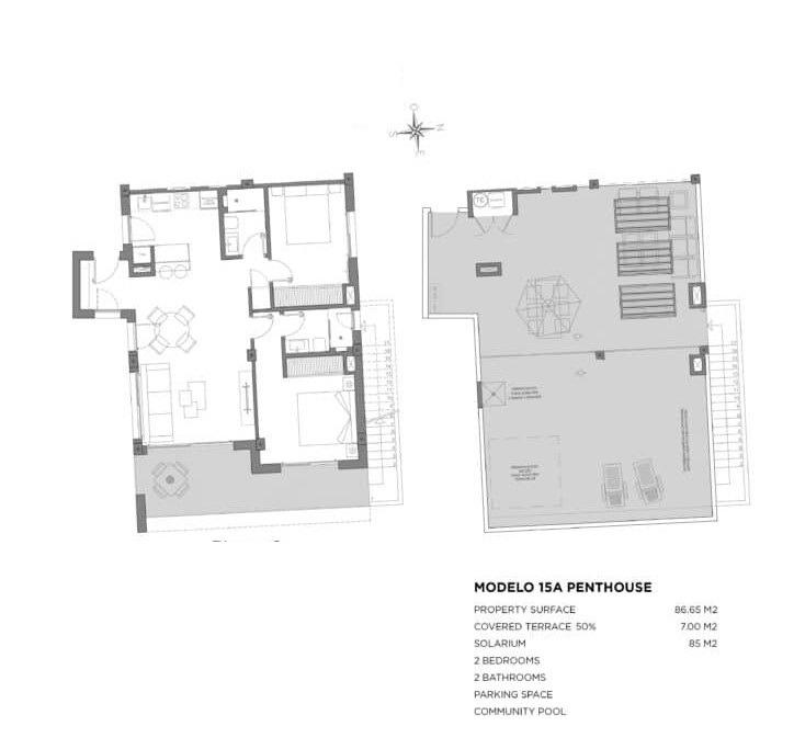 Appartamento a Murcia, Spagna 2 camere da letto, 86 mq. N° 188948