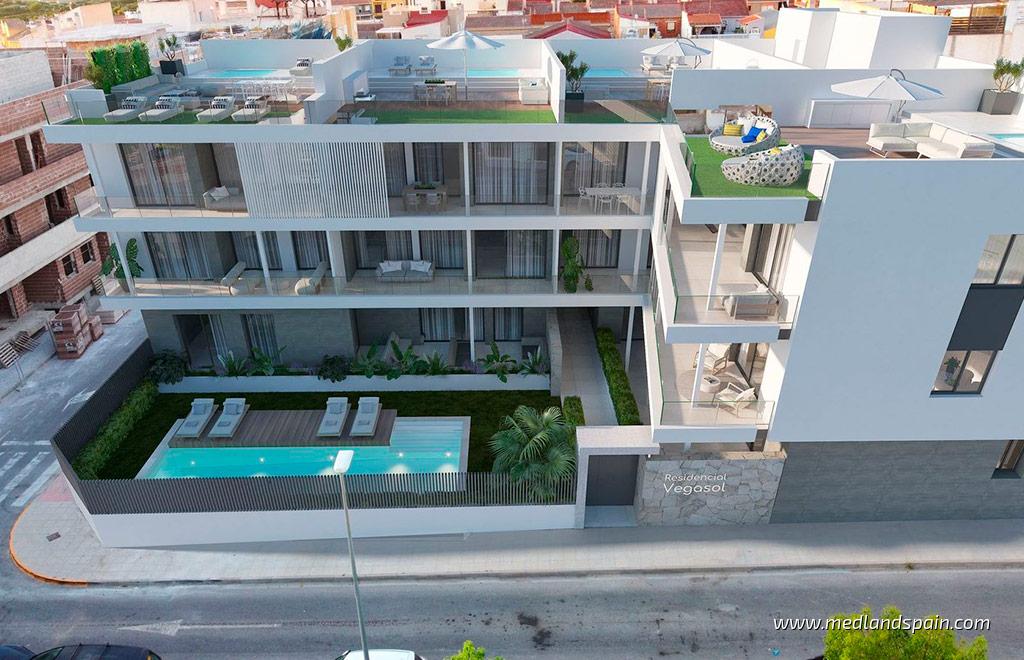 Apartament w Benijofar, Alicante, Hiszpania 2 sypialnie, 73 mkw. nr 149369