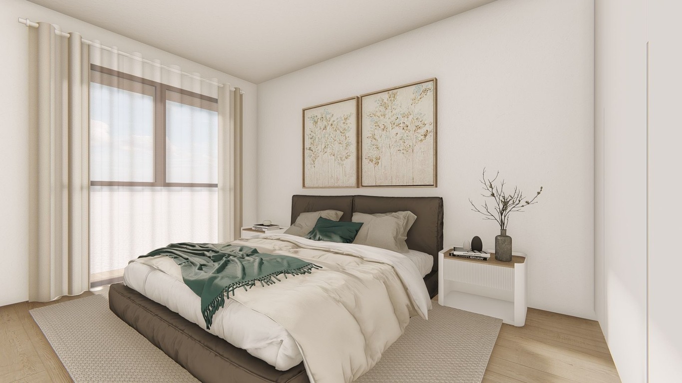 Radhus i RESIDENCIAL CARMEN VI, Santiago de la Ribera, Murcia, Spanien 3 sovrum, 120 kvm. Nr. 178349