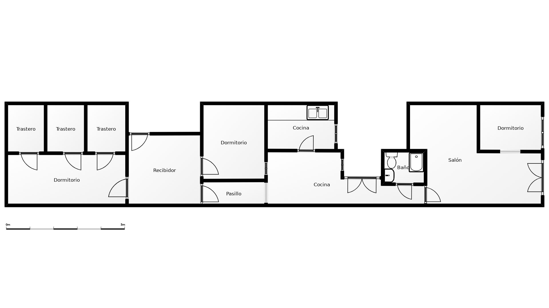 Wohnung in Barcelona, Spanien 2 Schlafzimmer, 74 m2 Nr. 167189