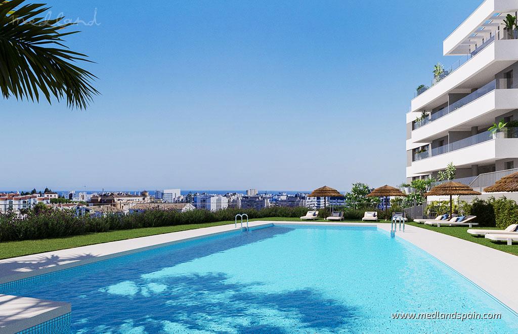 Apartament w Estepona, Malaga, Hiszpania 2 sypialnie, 75 mkw. nr 104764