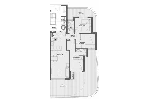 Layout 3 bedrooms, 158 sq.m. in BEST MEDITERRANEO 1 in Los Alcázares, Murcia, Spain No. 156133