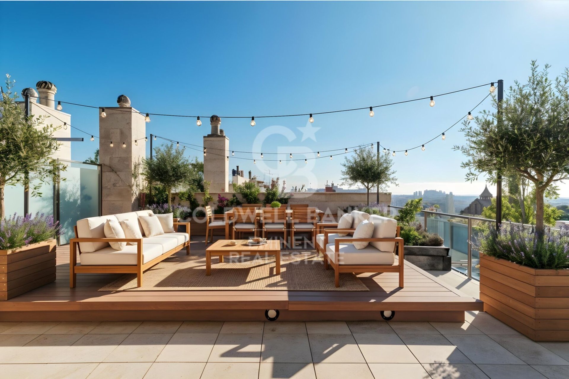 Kattohuoneisto Barcelona, Espanja 3 makuuhuonetta, 205 m2 No. 178625