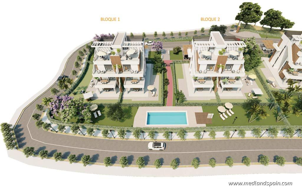 Квартира в Мурсия, Испания 2 спальни, 81м2 №139665