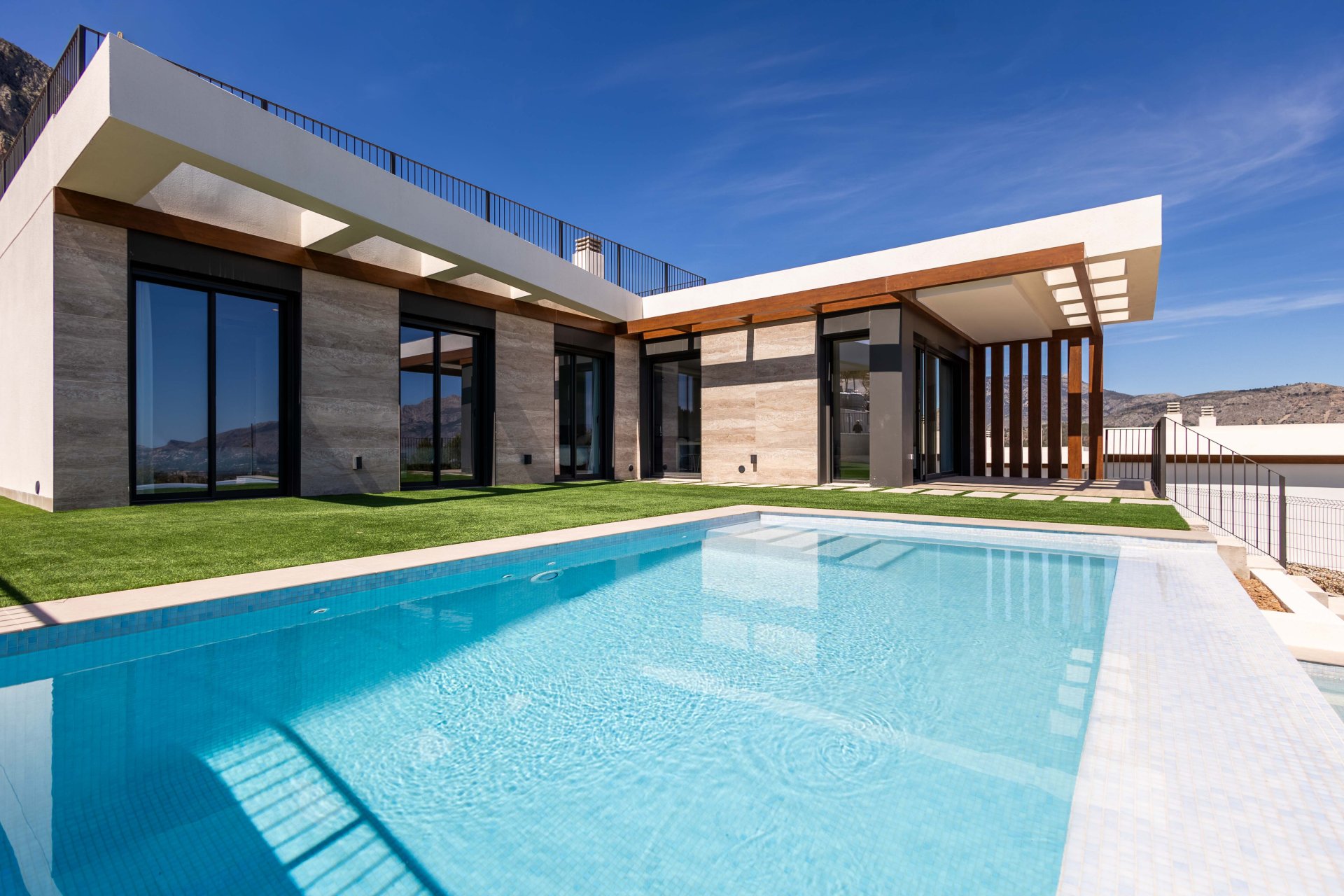 Villa en Polop, Alicante, España 3 dormitorios, 259 m2 No. 163812