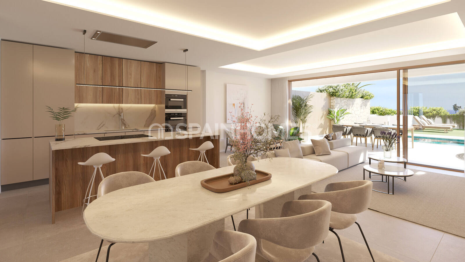 Apartamento en Mijas, Málaga, España 3 dormitorios, 98 m2 No. 164833