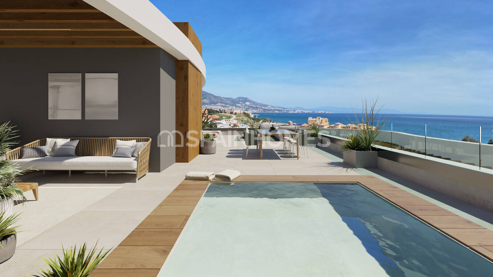 Apartamento en Mijas, Málaga, España 3 dormitorios, 98 m2 No. 164833