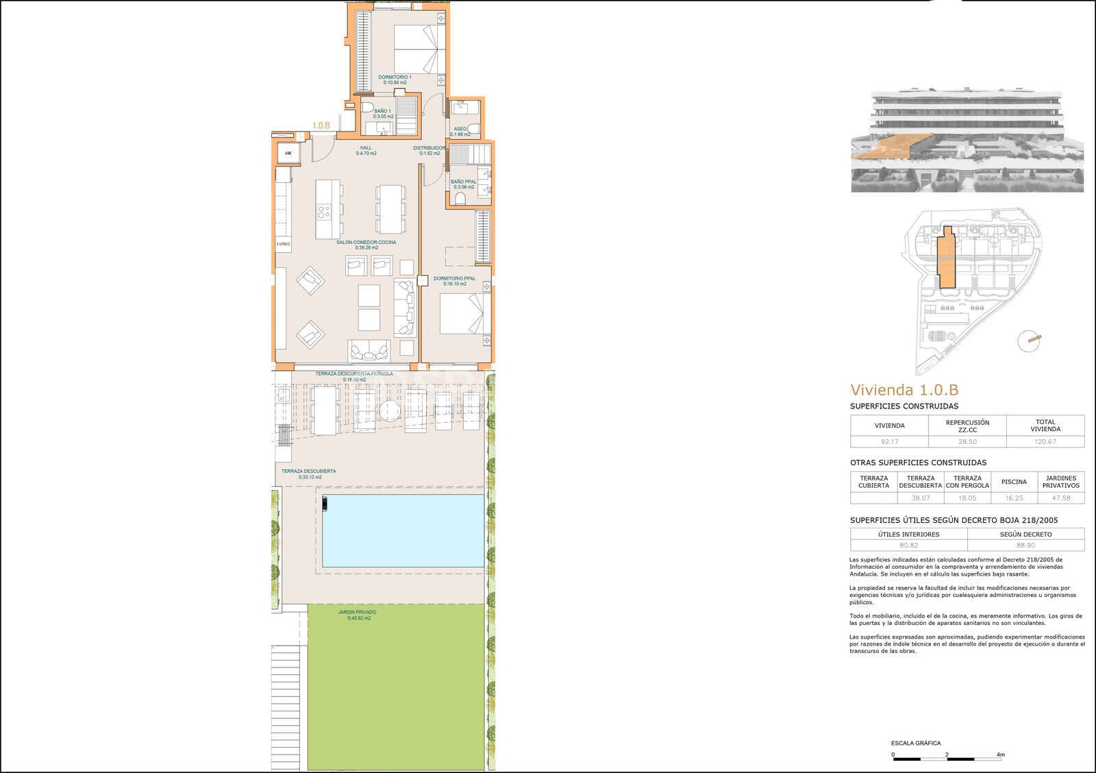 Apartamento en Mijas, Málaga, España 3 dormitorios, 98 m2 No. 164833