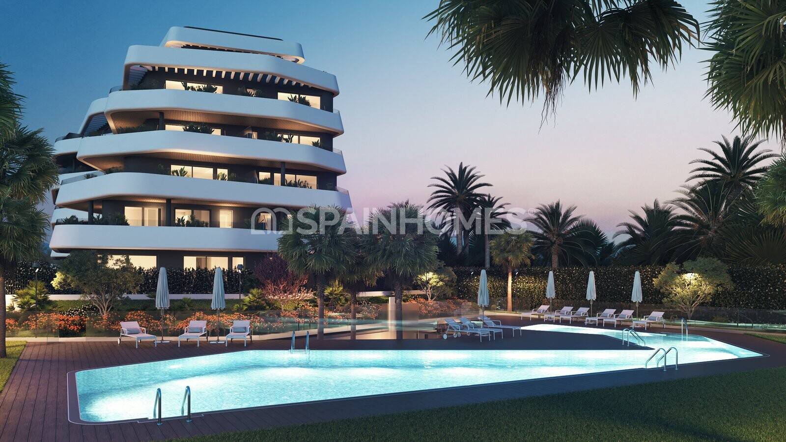 Penthauss Torremolinos, Malaga, Spānijā 2 istabas, 77 m2 Nr. 164835