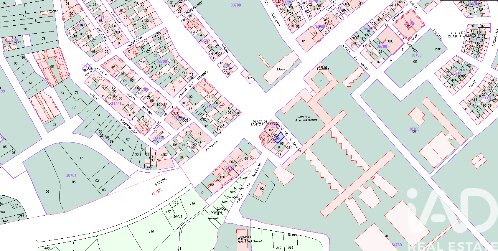 Land plot in Valverde de la Virgen, Leon, Spain 109 sq.m. No. 185108