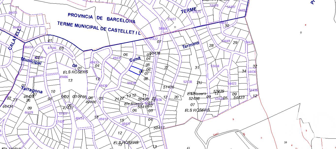 Zemes gabals Cunit, Tarragona, Spānijā 831 m2 Nr. 185107